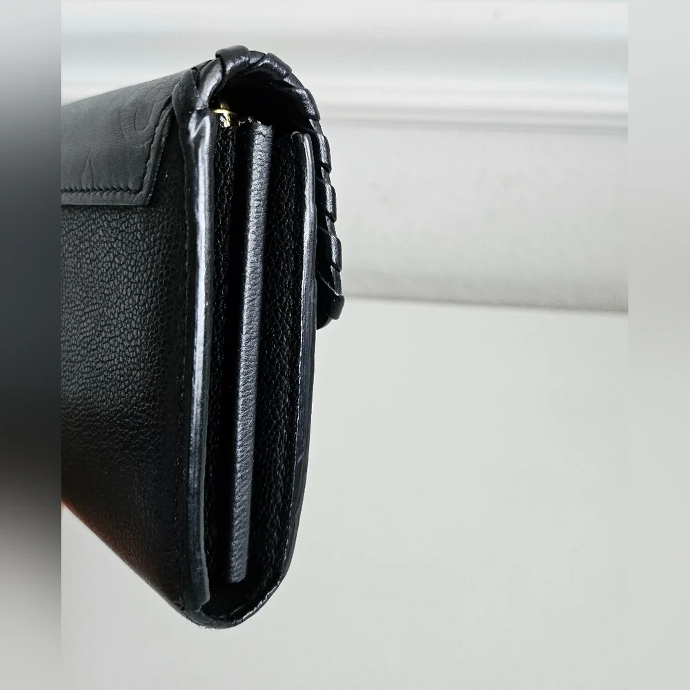 Louis Vuitton Cuir Plume Very Black Long Wallet - Picture 6 of 11